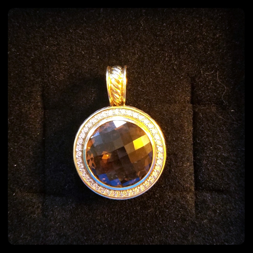 David Yurman Smoky Quartz Pendant